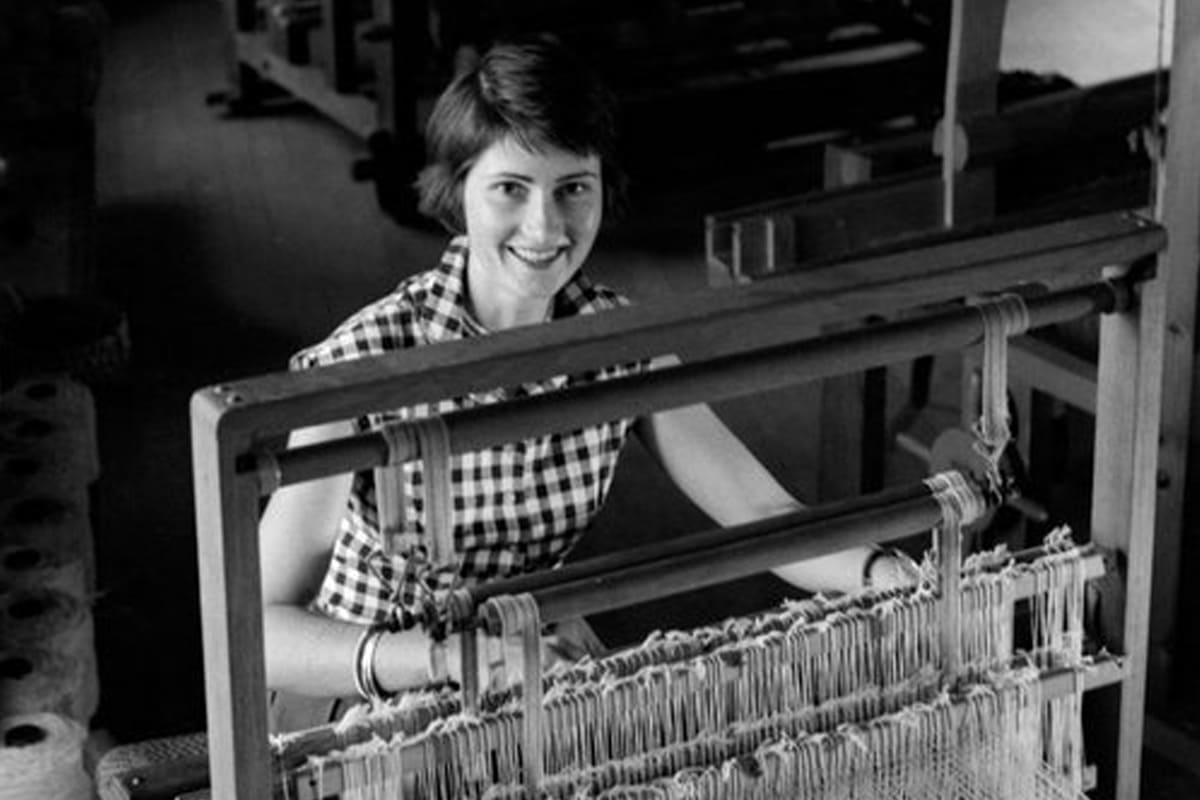 Panneaux textiles tissés par Simone Prouvé, œuvres murales en fibres naturelles et métalliques, France, années 1960-1970