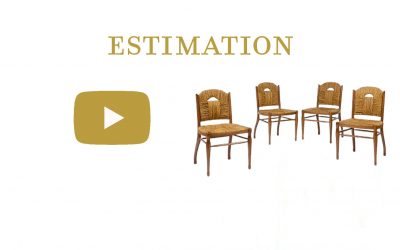 Chaises « Rendez-vous des Pêcheurs de Truite » Ruhlmann : Cote, prix et valeur