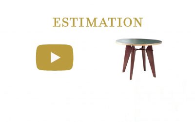 Guéridon Cafétéria démontable Jean Prouvé : Cote, prix et valeur